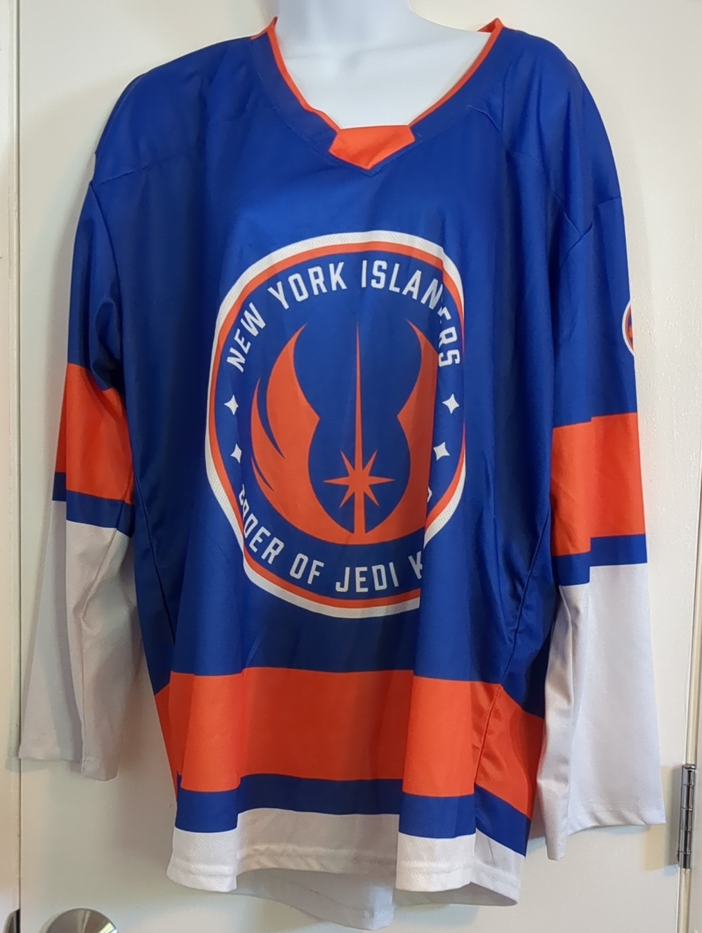 NHL New York Islanders Star Wars Order Of The Jedi Knights Hockey Jersey XL